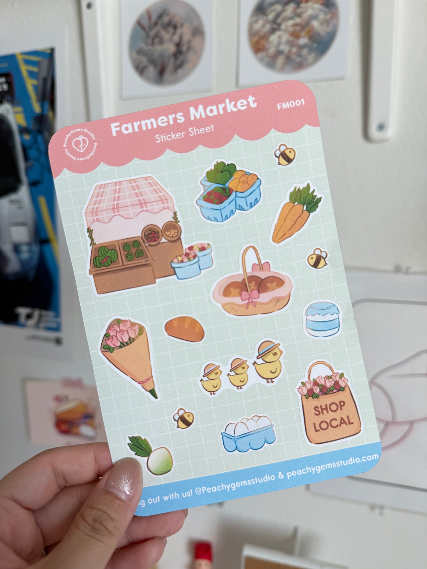 Farmer Market Sticker Sheet