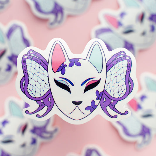 Insect Hashira Kitsune Mask Sticker