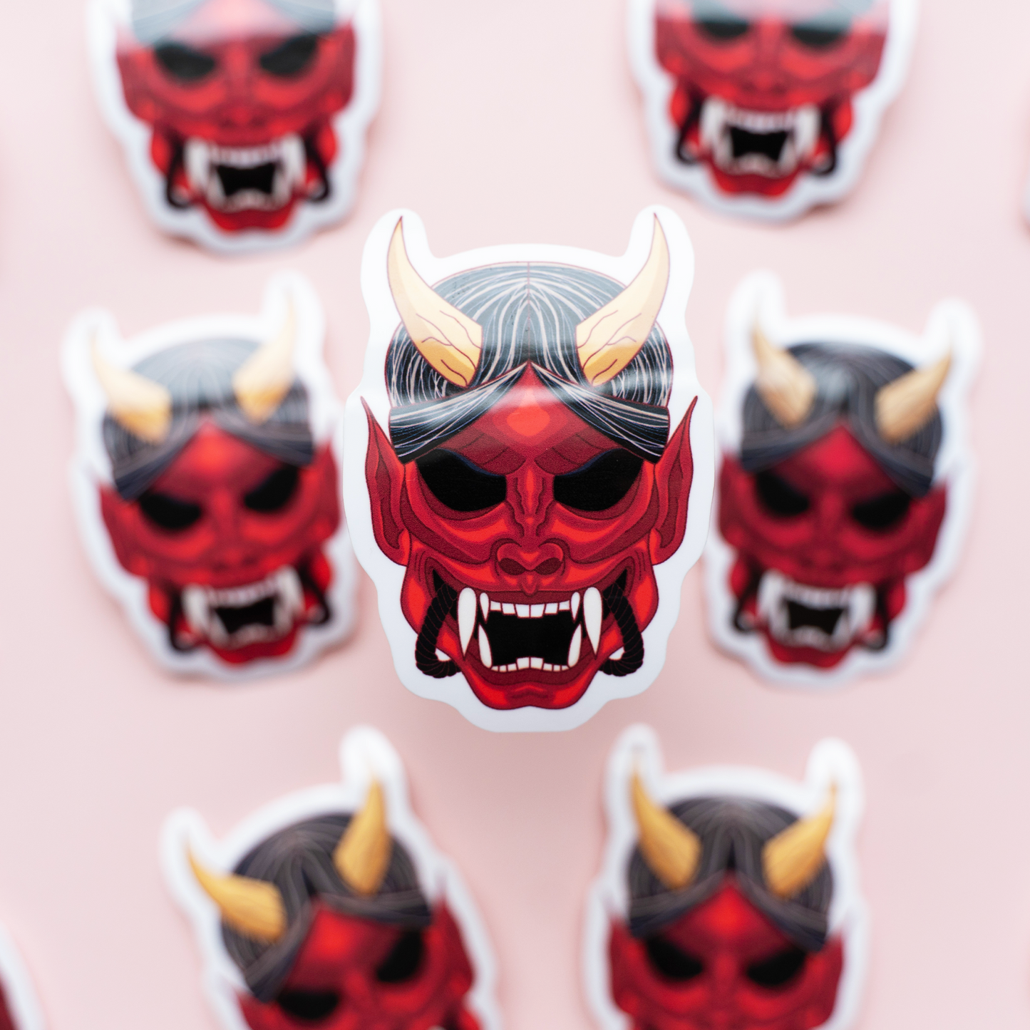 Oni Mask Sticker