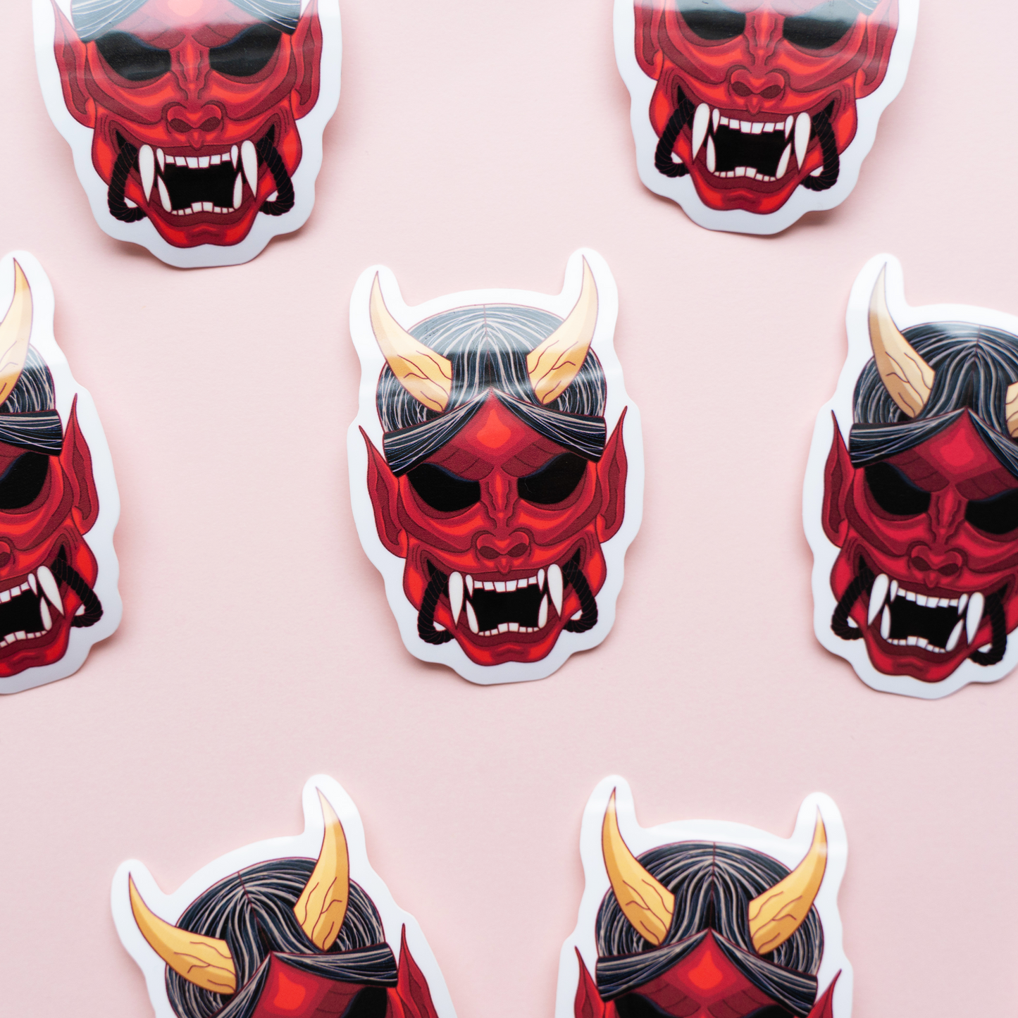Oni Mask Sticker